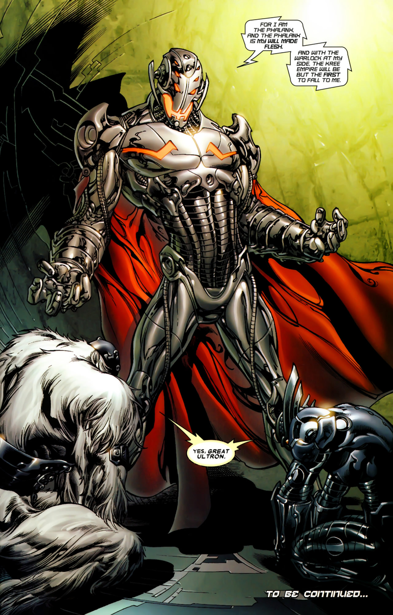 Illustration for article titled All the faces of Ultron: The design evolution of the Avengers' archenemy